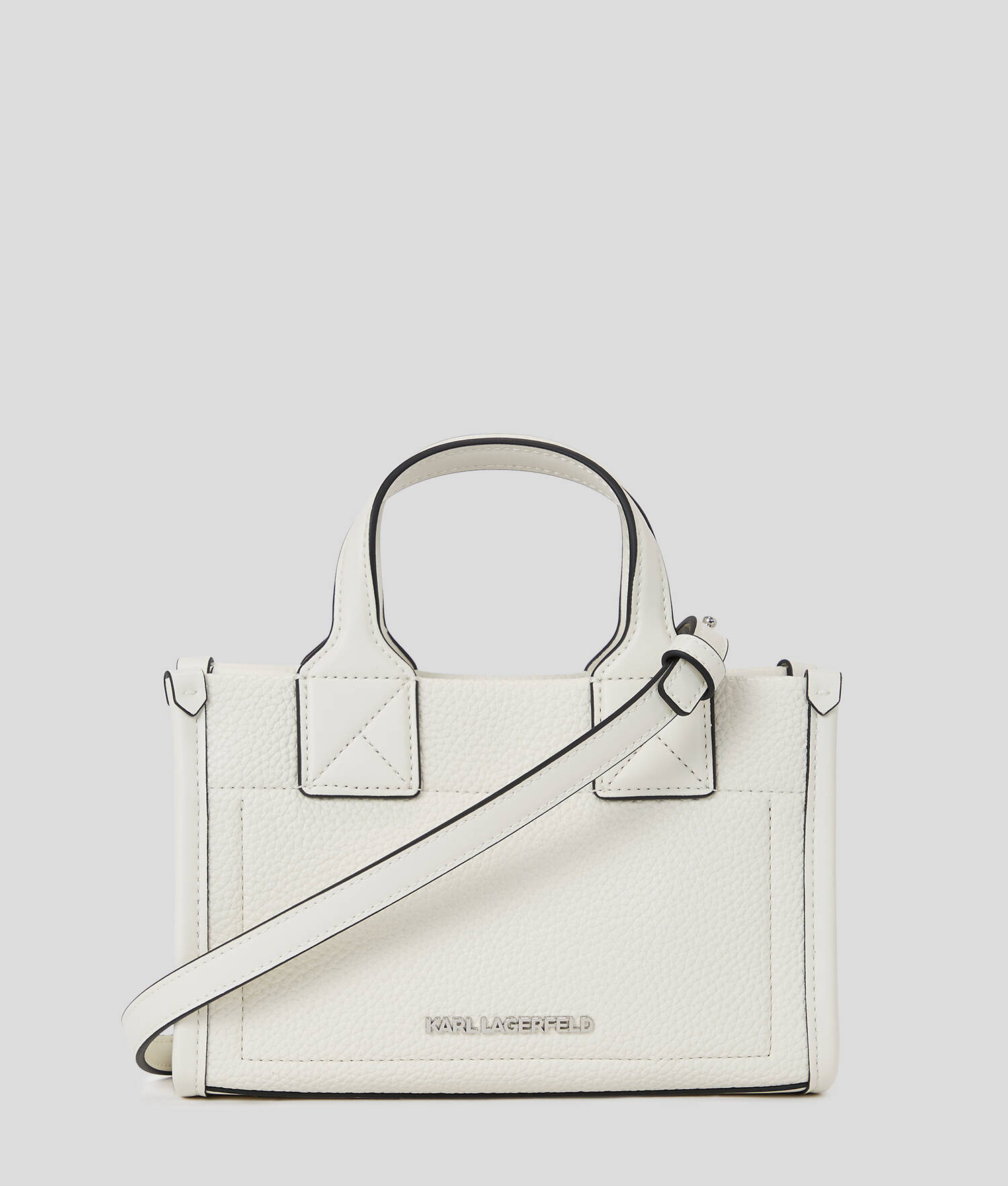 PETIT CABAS EN CUIR GRAINÉ K/SKUARE