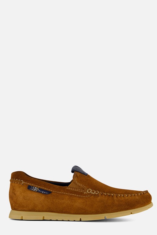 Bugatti Clipperton Instappers cognac Suede