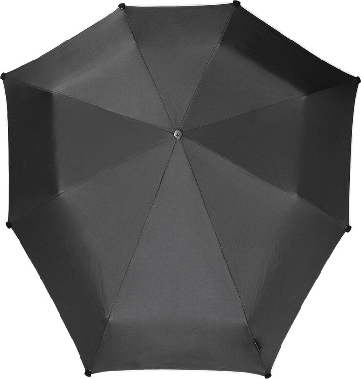 Senz Senz Mini Automatic foldable storm umbrella pure black reflective Pure black reflective