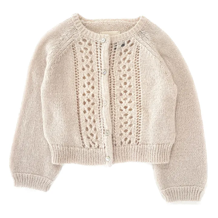 Longlivethequeen Cardigan Ajouré | Ecru