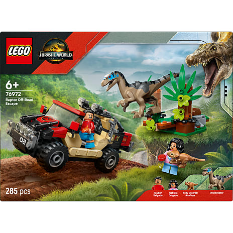 LEGO Jurassic World Offroad-flugt fra raptor 76972