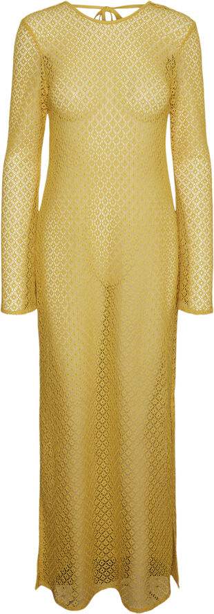 Something New SNCHRISSY LS MAXI DRESS - ITY Spicy mustard
