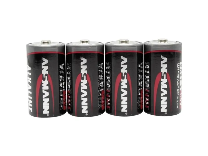 ANSMANN Baby C - Batteri 4 x LR14 - Alkaline