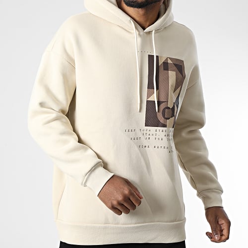 Sweat Capuche 9801 Beige