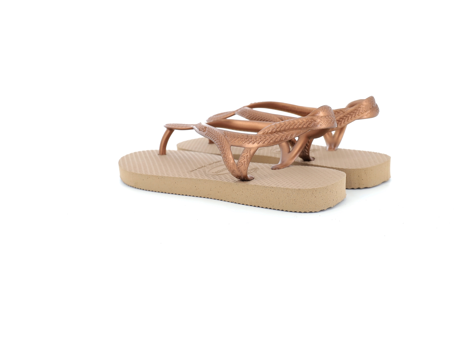 Havaianas-LUNA -  4129697 Plastique Or rose