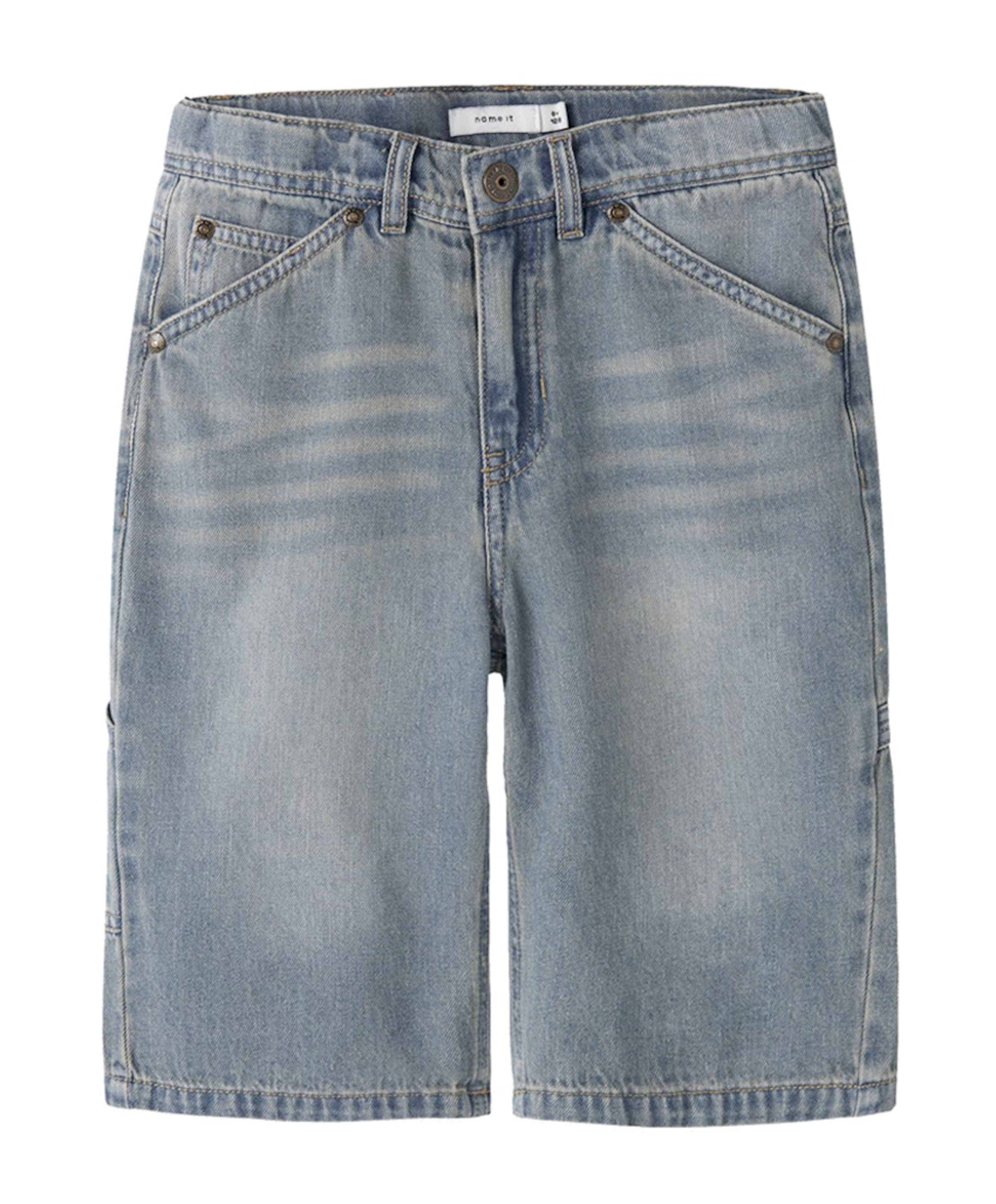 Name it NKMRYAN REG DNM BERMUDA 3550-OZ H jongens korte broek blauw
