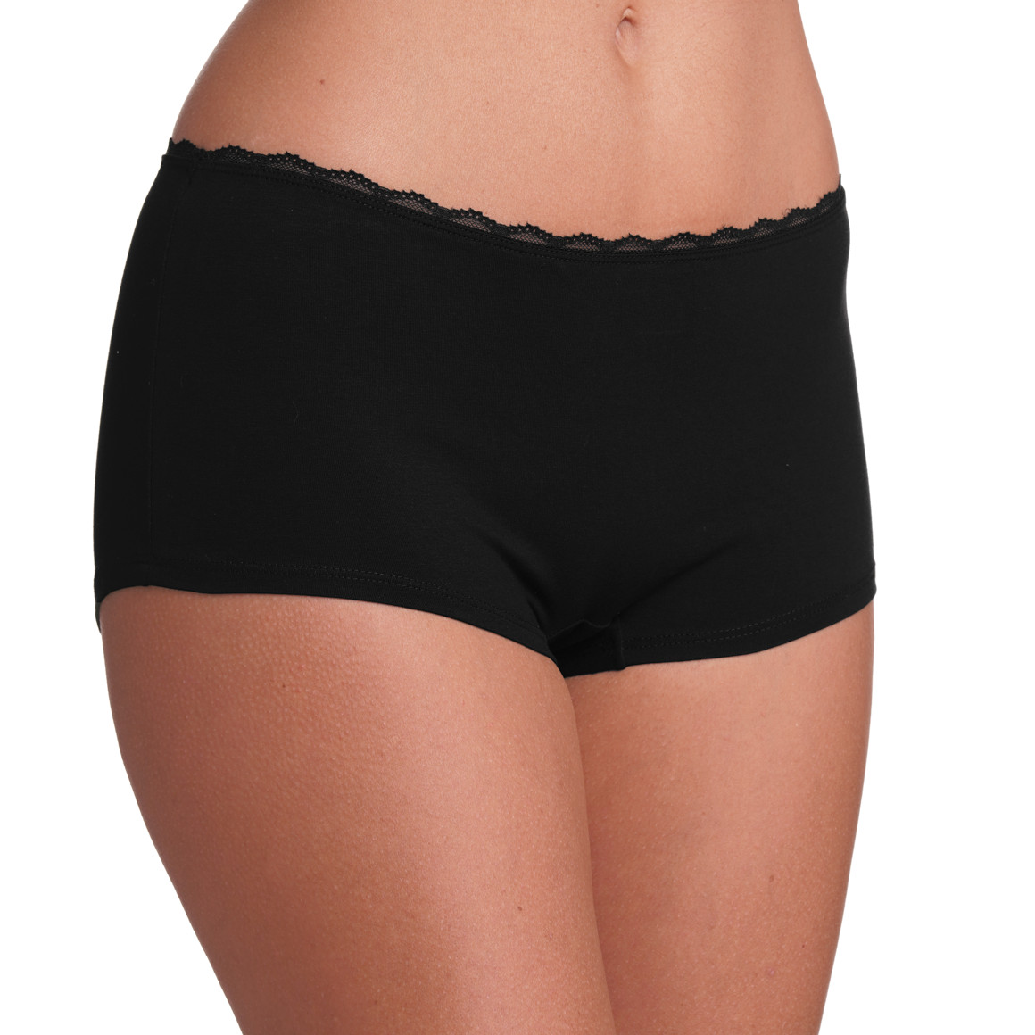 Gina Benotti 5 Damen Shorts im Set schwarz / rosa / dunkelgrün