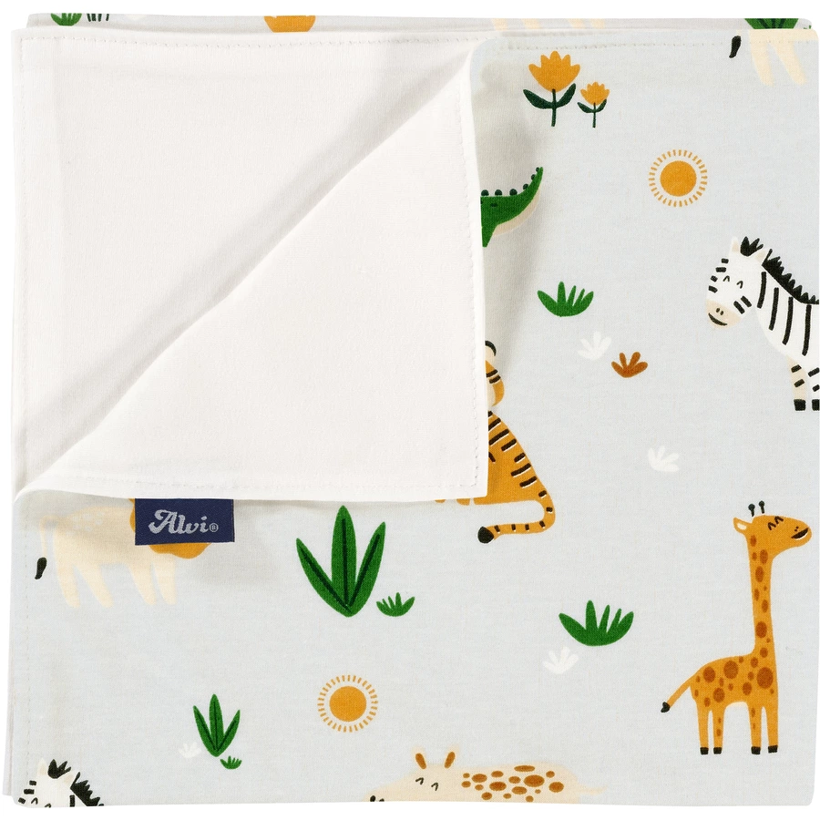 Alvi® Babydecke Jersey Safari 75 x 100 cm