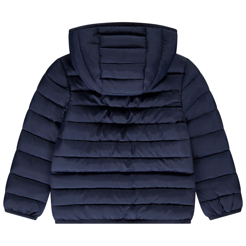 Doudoune rembourrée à capuche pour bébé garçon - Bleu marine