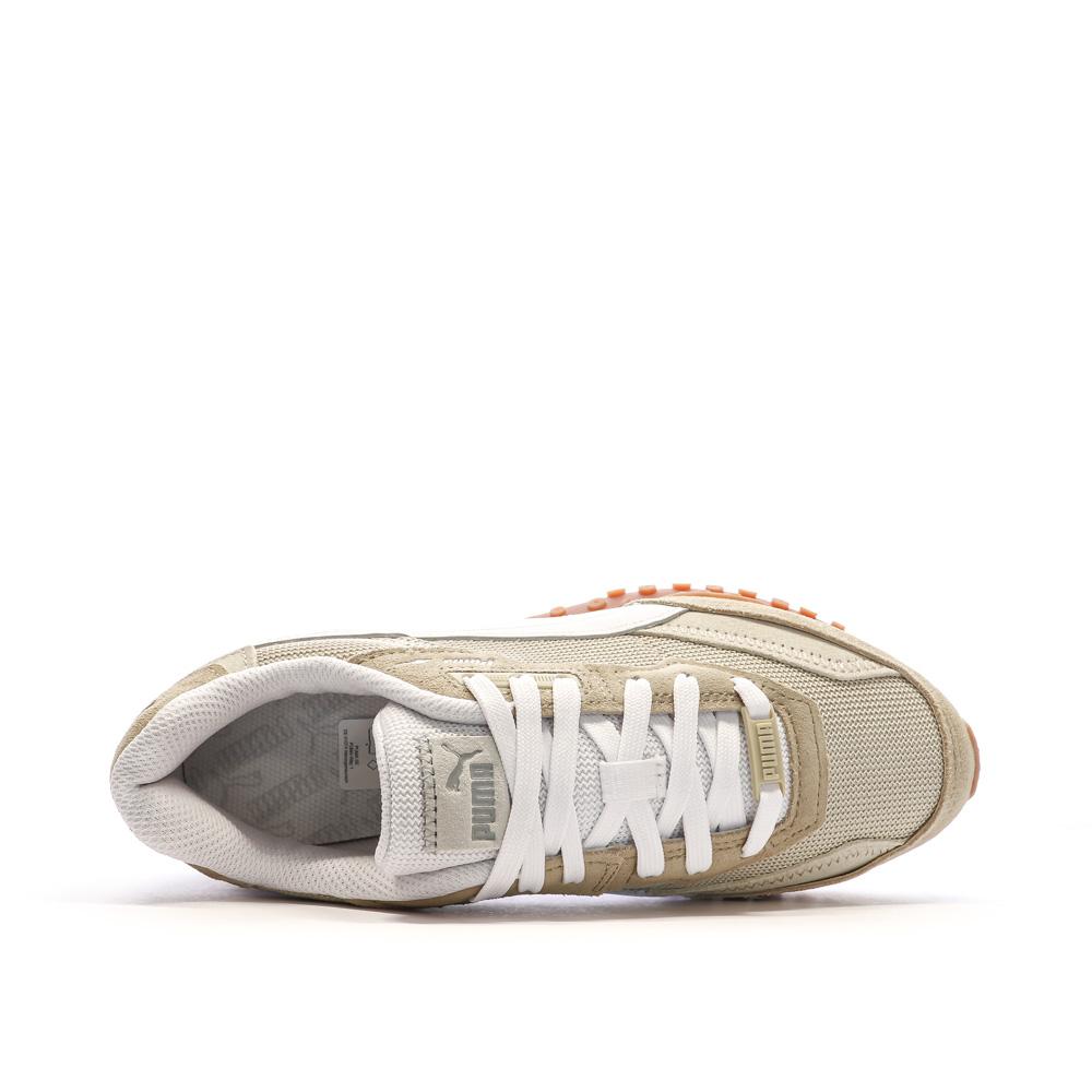 Puma Baskets Beige/Blanc Homme/Ado Puma Rider Washed