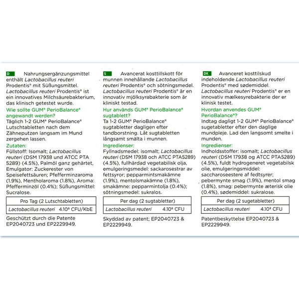 Gum PerioBalance® Lutschtabletten (30 Tbl.)