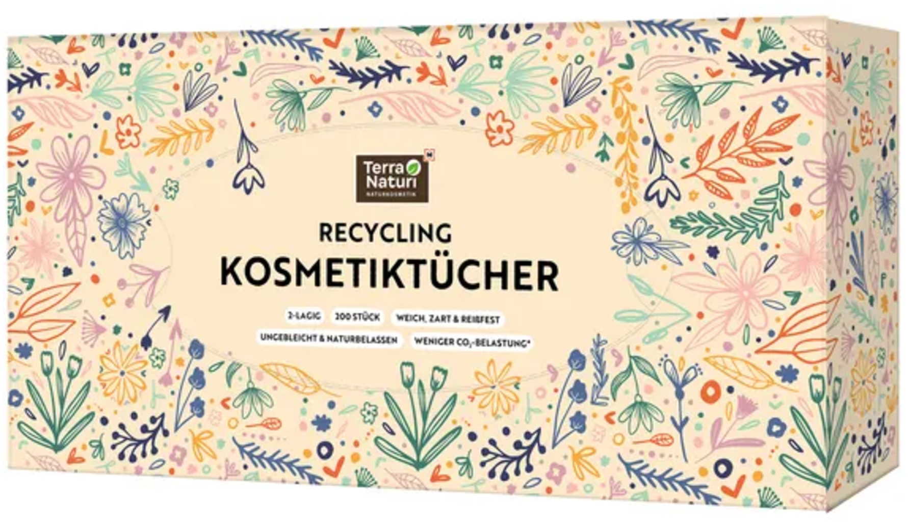 Terra Naturi  Recycling Kosmetiktücher, 200 Stk