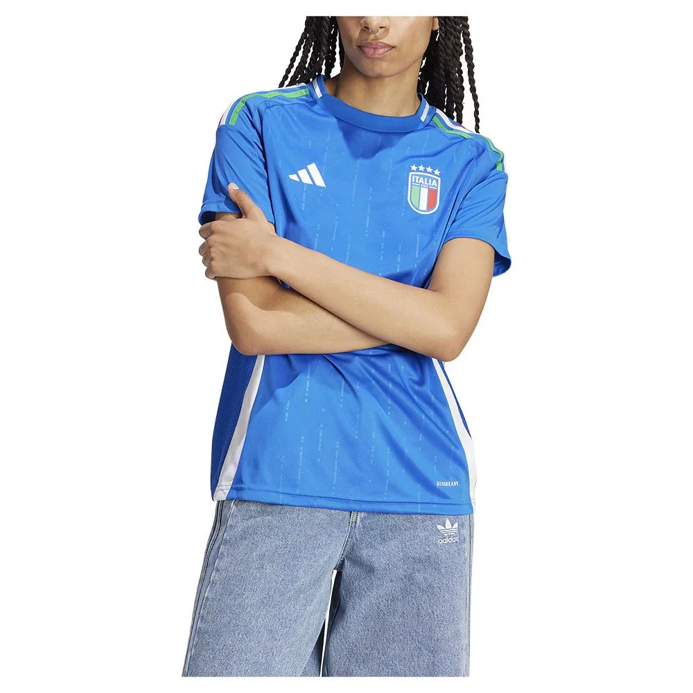adidas Italy 23/24 Heim Damen T-Shirt mit kurzen Ärmeln