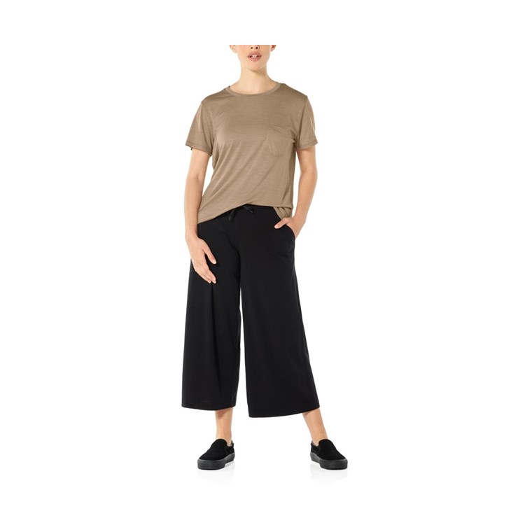 Icebreaker Nature Dye Drayden SS Pocket Crewe Top Women