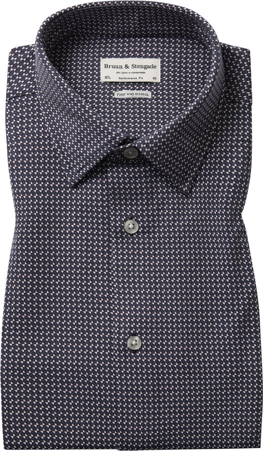 Bruun & Stengade BS Rio Performance Fit Shirt Bordeaux