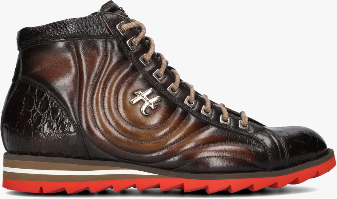 bruine harris hoge sneakers 3023
