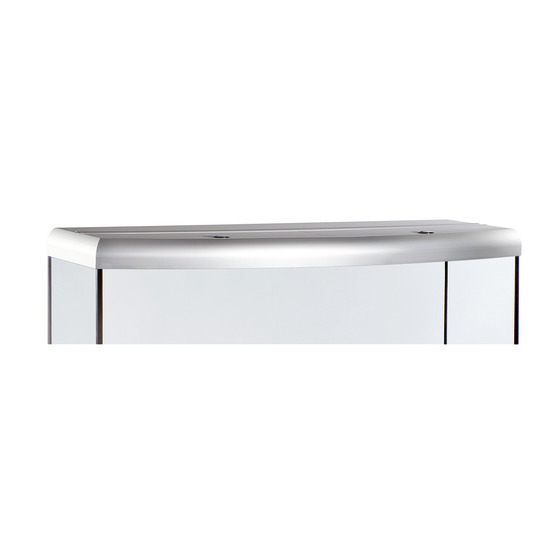 Galerie alu - 1500 x 500 bombé - 4 x 54w
