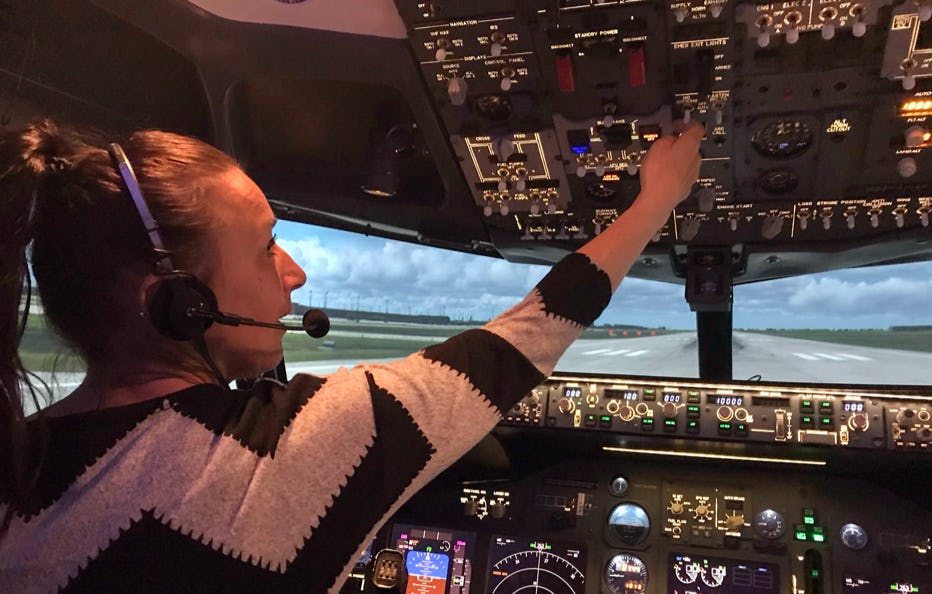 Flugsimulator B737 - 60 Minuten