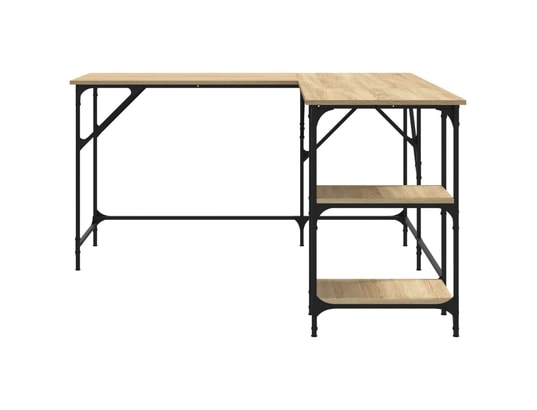 VIDAXL - Bureau chêne sonoma 139x139x75 cm bois d'ingénierie