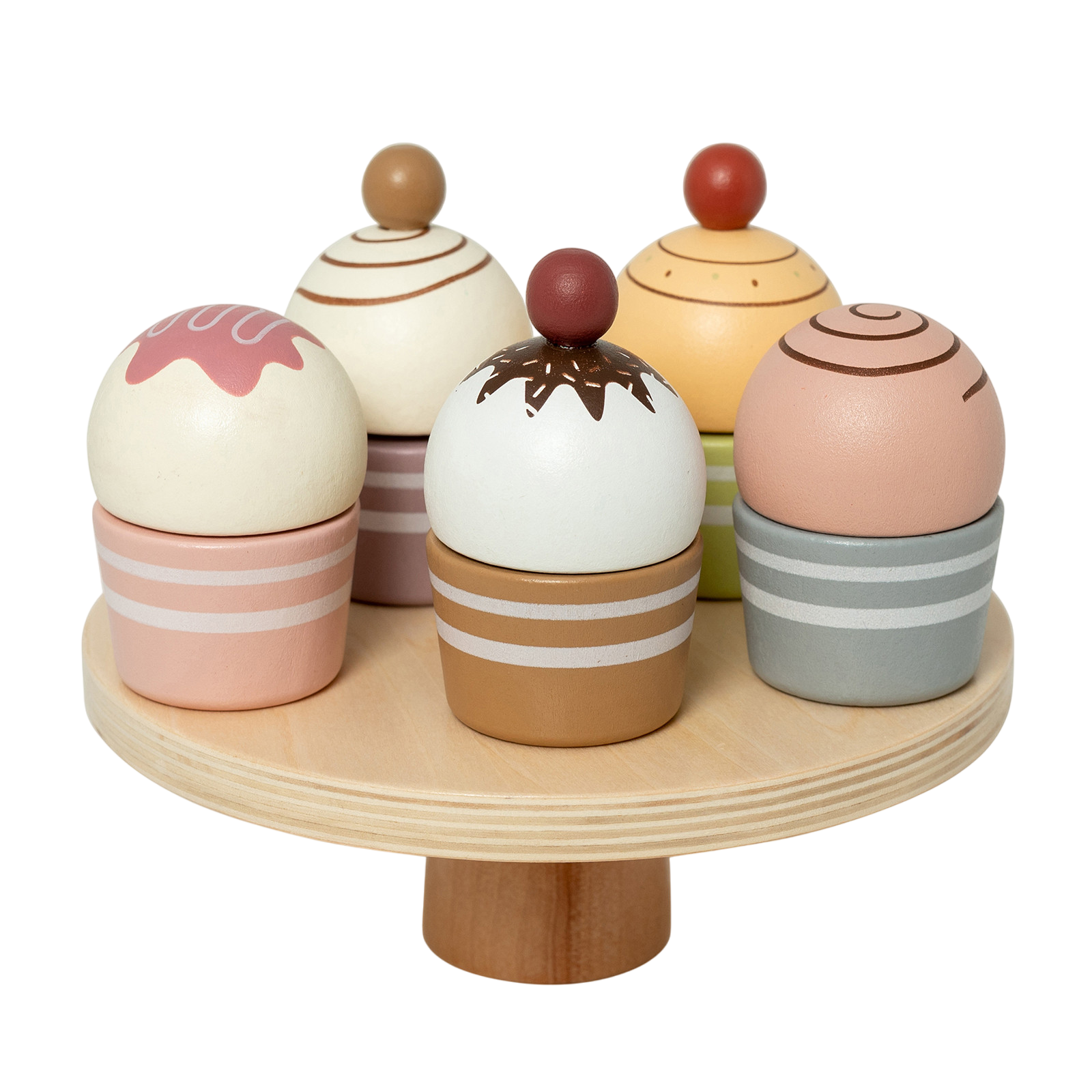 Cupcakes auf Tortenständer