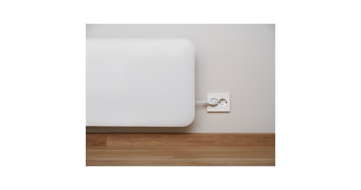 MillSteel WiFi paneelverwarming PA1300WIFI4, 1300 Watt convector  (Wit, wifi 2,4 GHz (wifi 6), Bluetooth 5.2, Zigbee 3.0 + App)