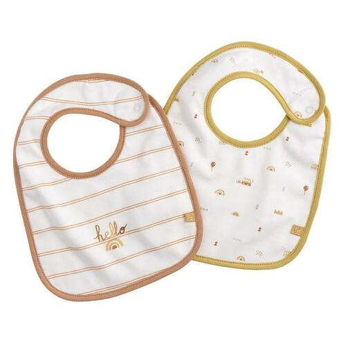 Lot de 2 bavoirs SUNLIGHT - SAUTHON Baby déco