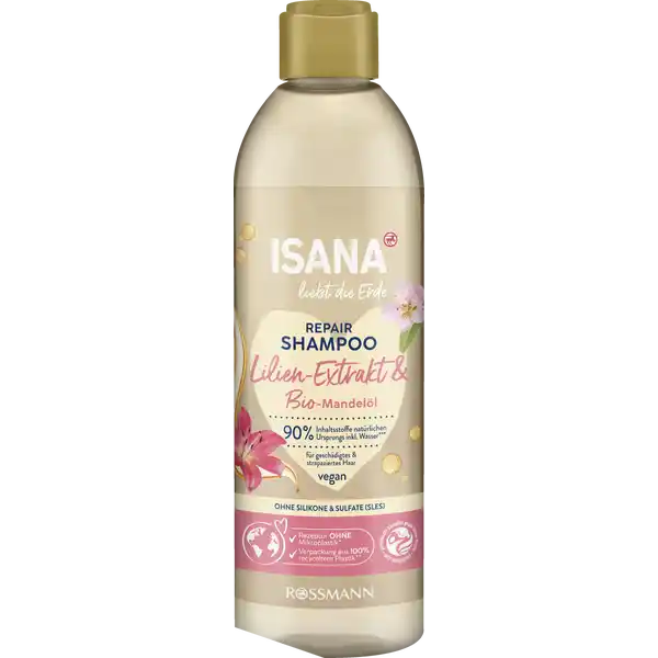 liebt die Erde Repair Shampoo Lilien-Extrakt & Bio-Mandelöl