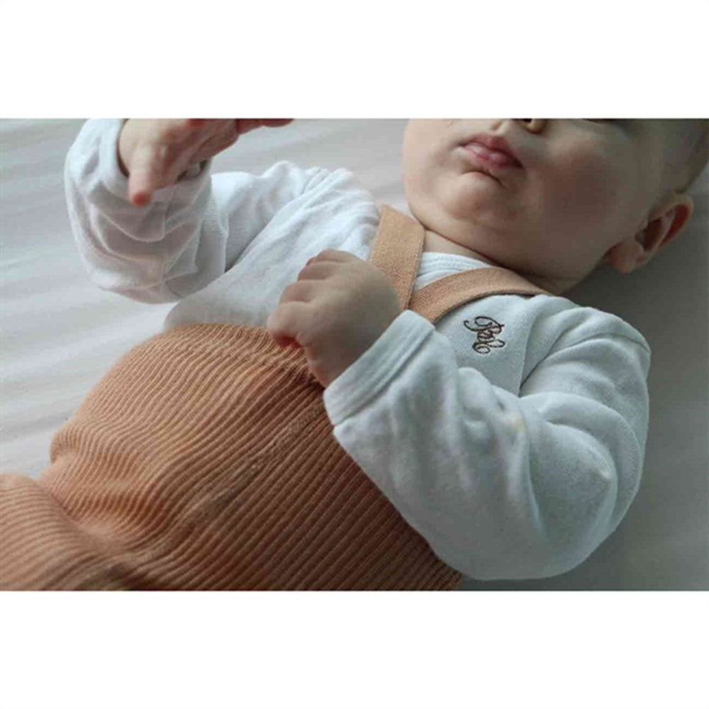 Footed Tights Light Brown - Silly Silas → Luksusbaby.dk