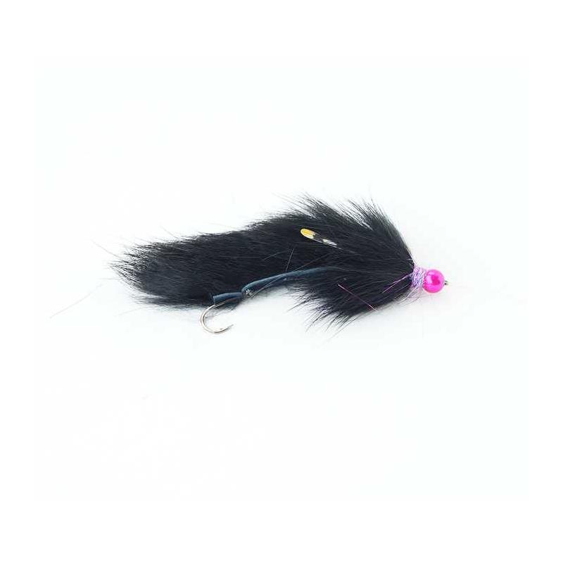 Mouche Spécial Carnassier Tof Egg Sucking Leech - Noir