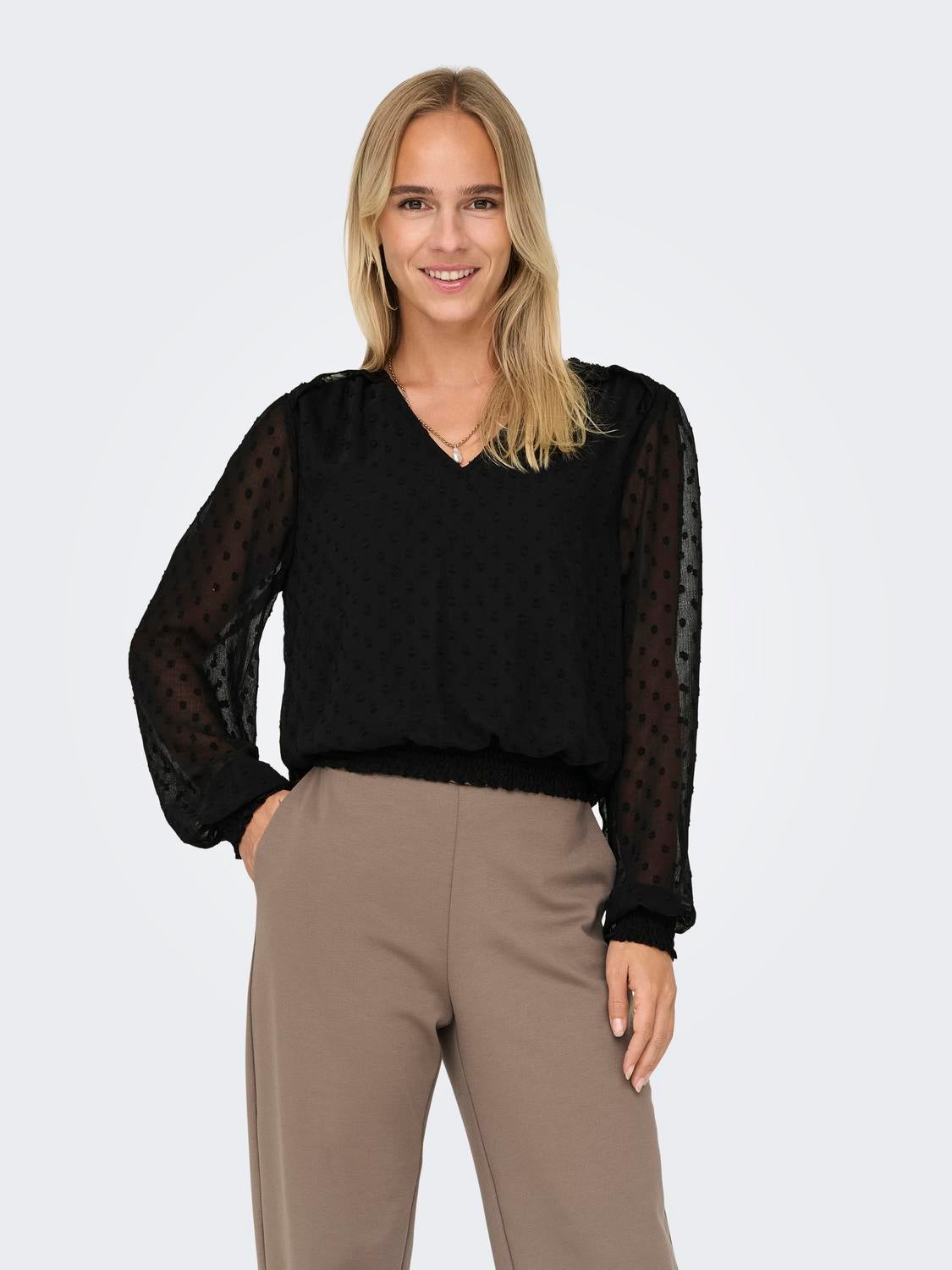 ONLELMIRA Top Black