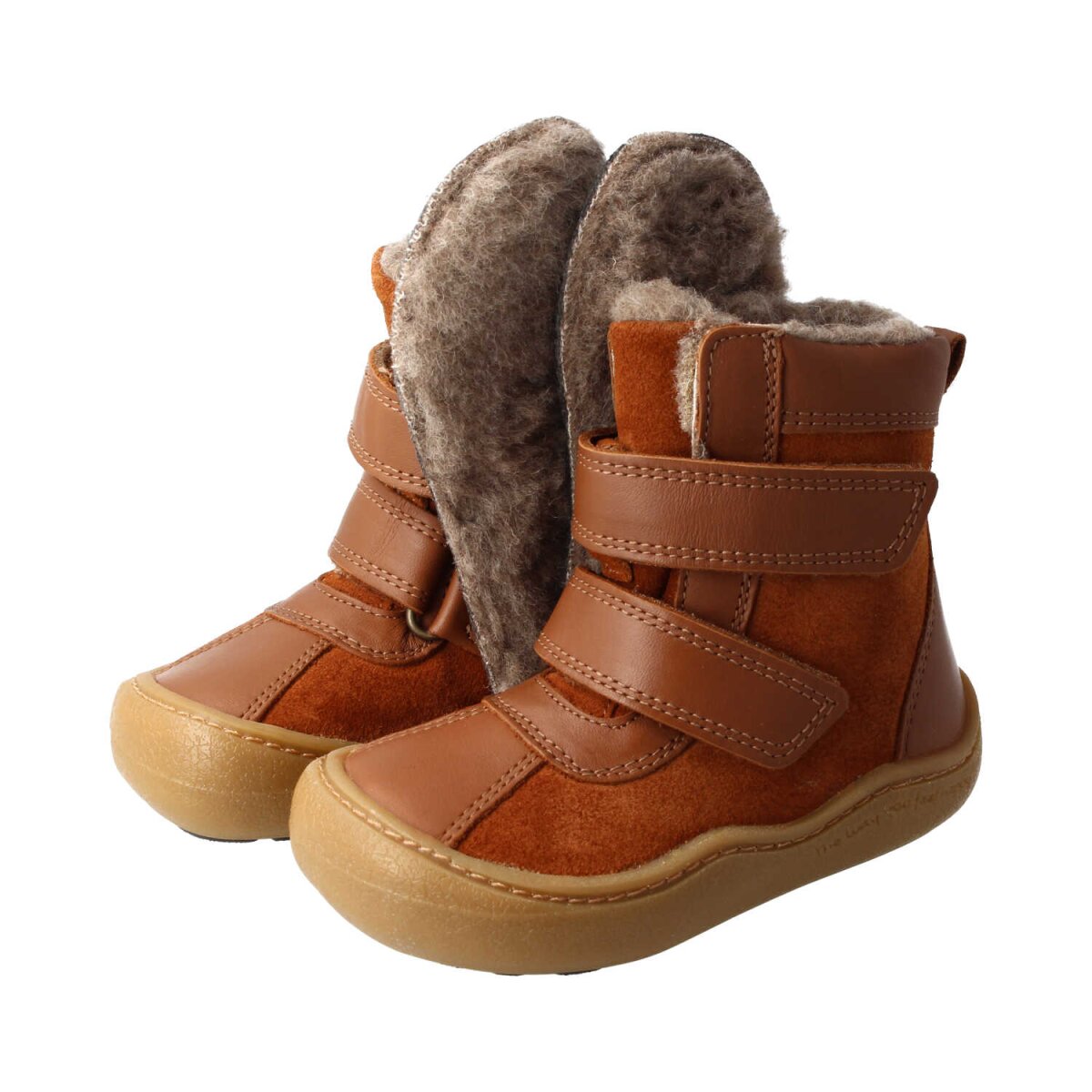 WB4203-WX9 chestnutANAPURNA BIO NAPPA-VELOURSLEDER TEX (PFC-FREI) wool velcro Weite/W