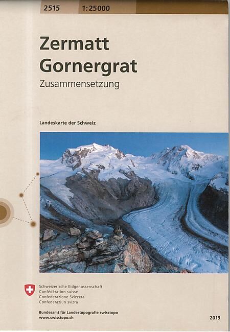 BUNDESAMT - 2515 ZERMATT GORNERGRAT ECHELLE 1 25 000