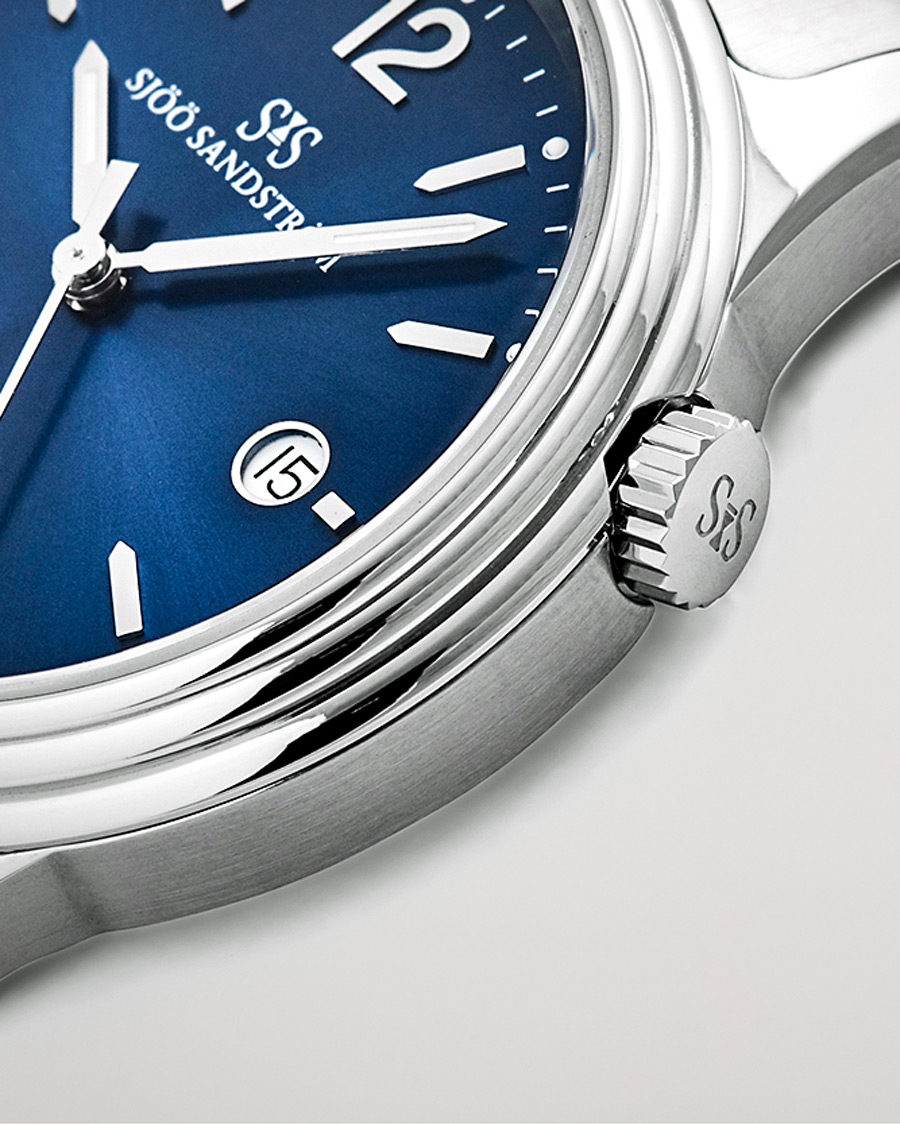 Sjöö Sandström Royal Steel Classic 41mm Blue and Steel