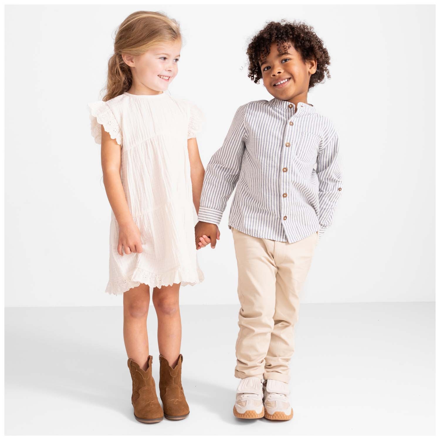 Prénatal peuter broek  effen beige