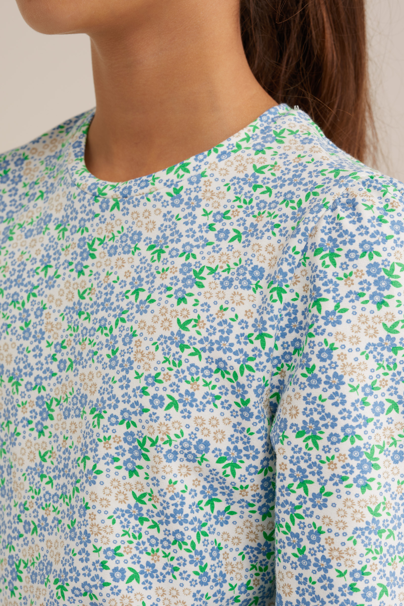 Meisjes t-shirt met dessin WE Fashion Blauw