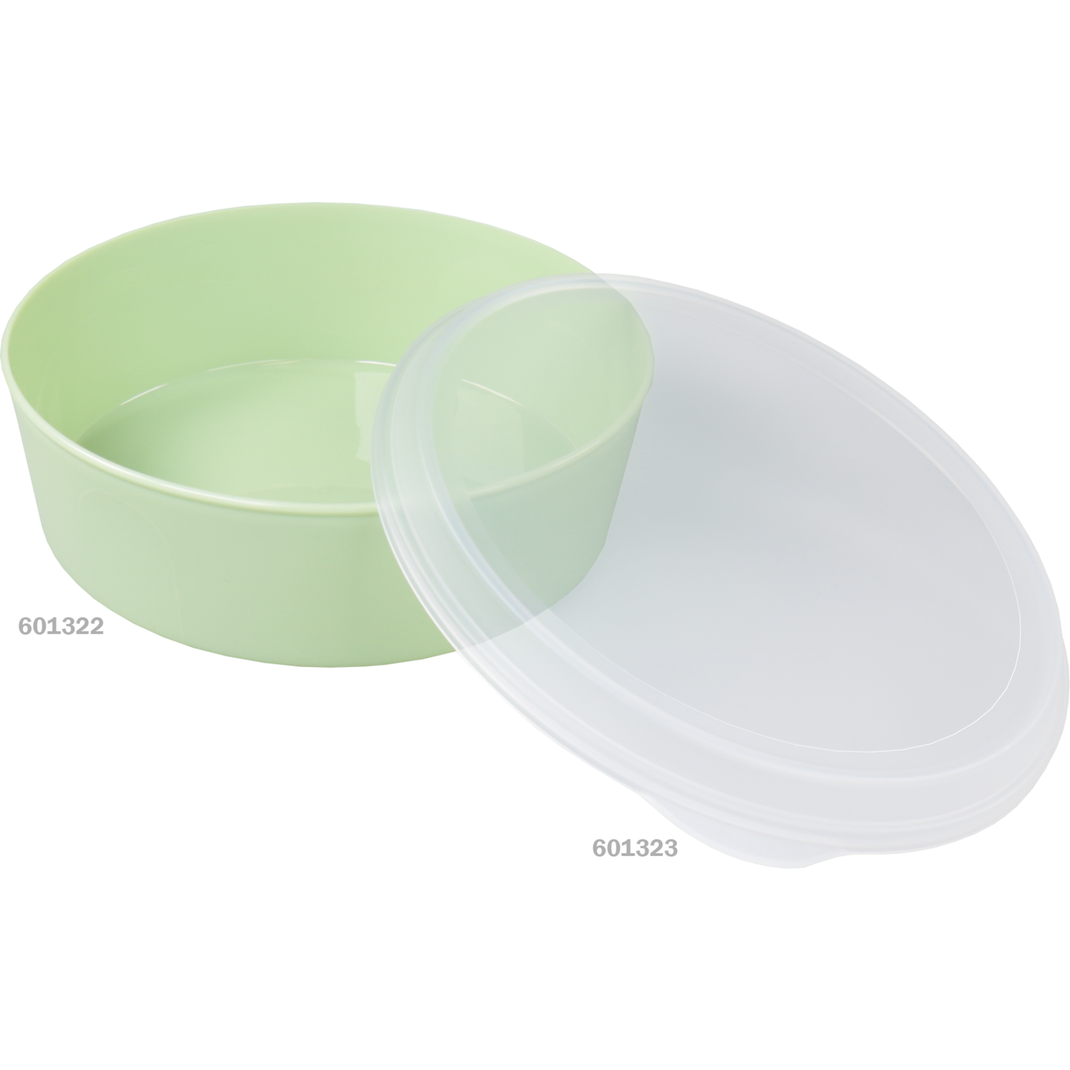 Circ Schaal, reusable, pP, rond, 1200ml, 60mm, ∅200mm, groen