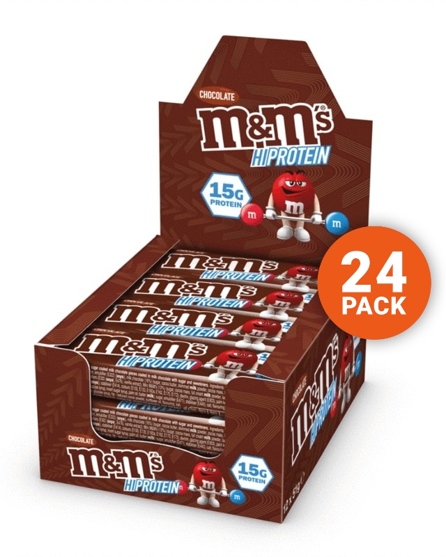 M&amp;M Protein Bar - Chocolate 51g (24-pack)