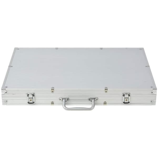 vidaXL Pokersett med 1000 sjetonger aluminium