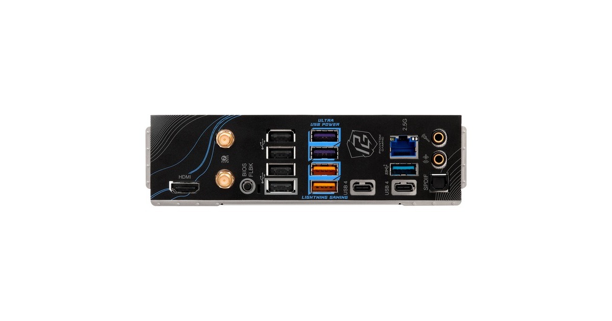 ASRockX870 Riptide WiFi socket AM5 moederbord  (RAID, 2.5 Gb-LAN, WLAN, BT, ATX)