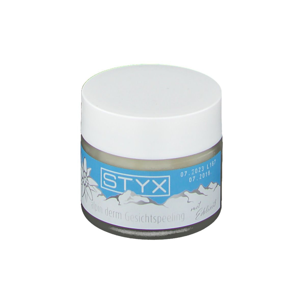 STYX alpin derm Gesichtspeeling mit Edelweiss