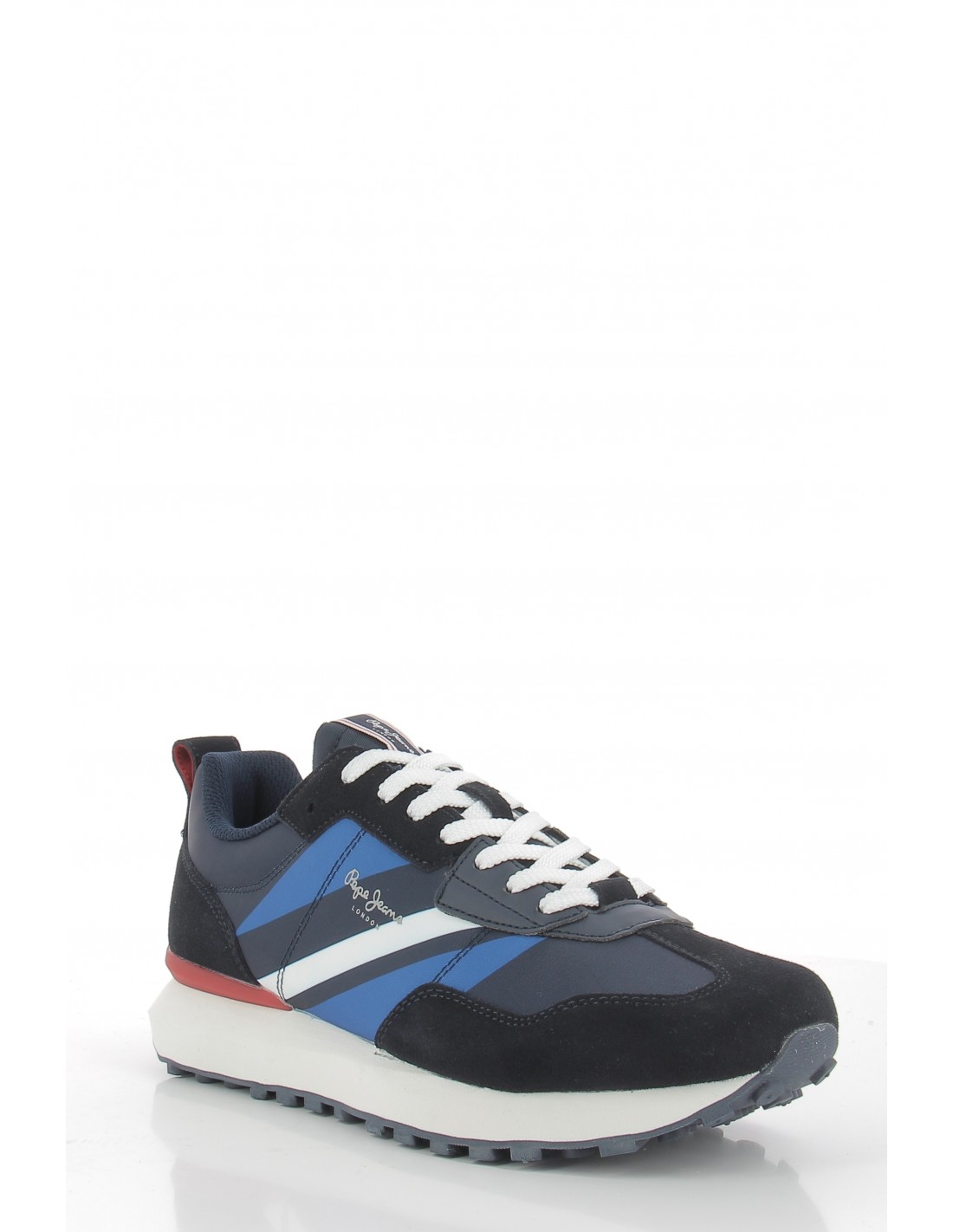 pepe jeans baskets de ville homme foster bleu marine