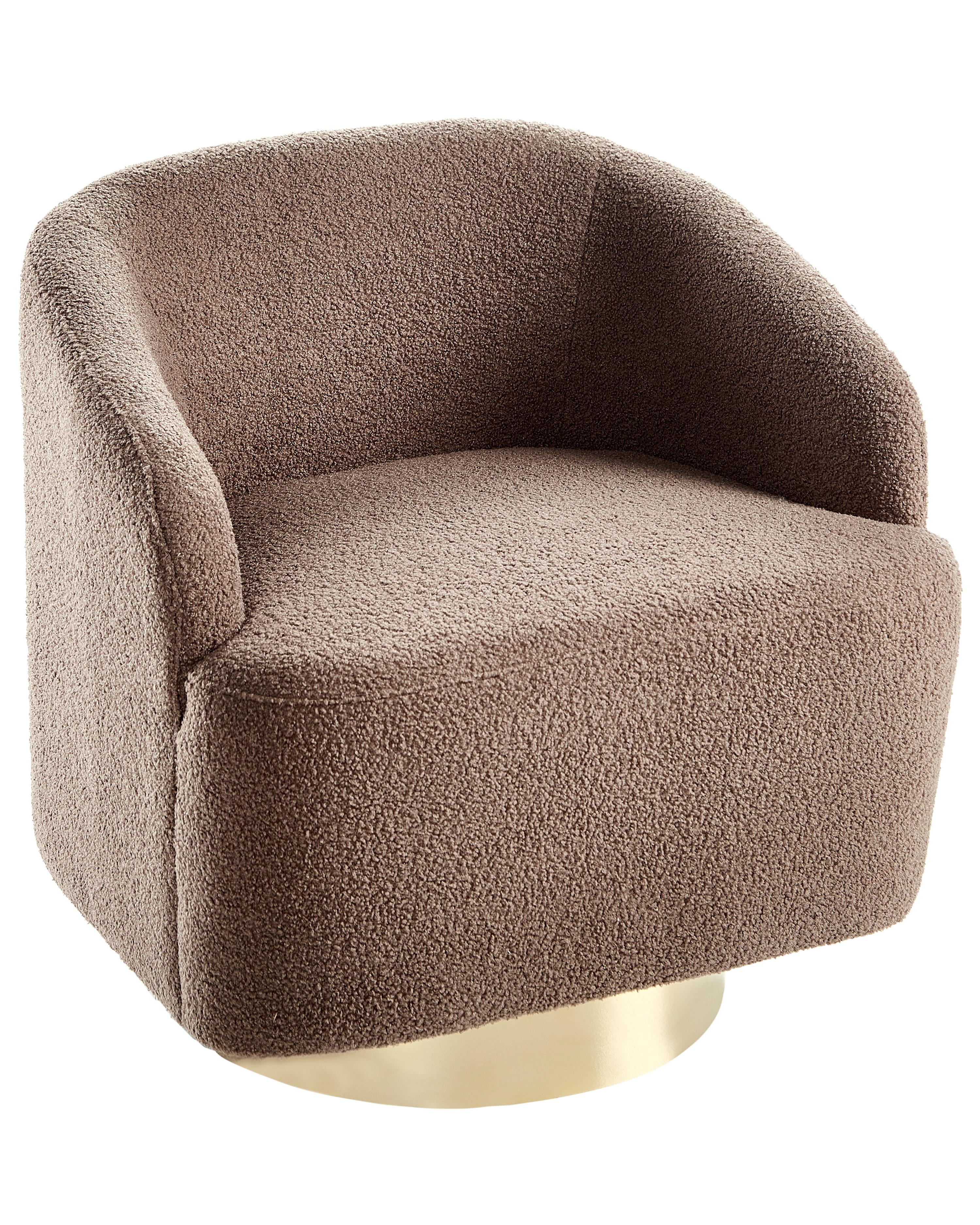 Fauteuil LAVIK Stof Bruin