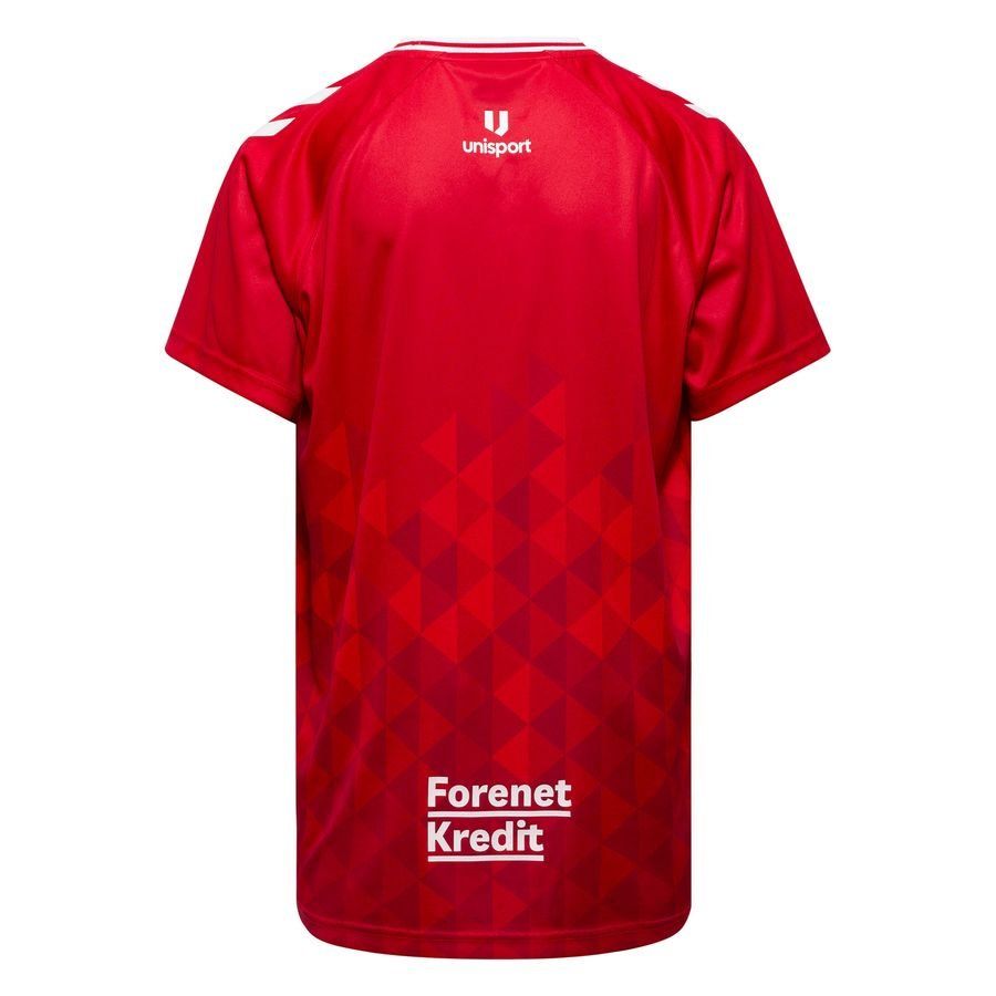 Hummel DBU Fodboldskole 2025 Deltager Maillot d'Entraînement - Rouge/Blanc