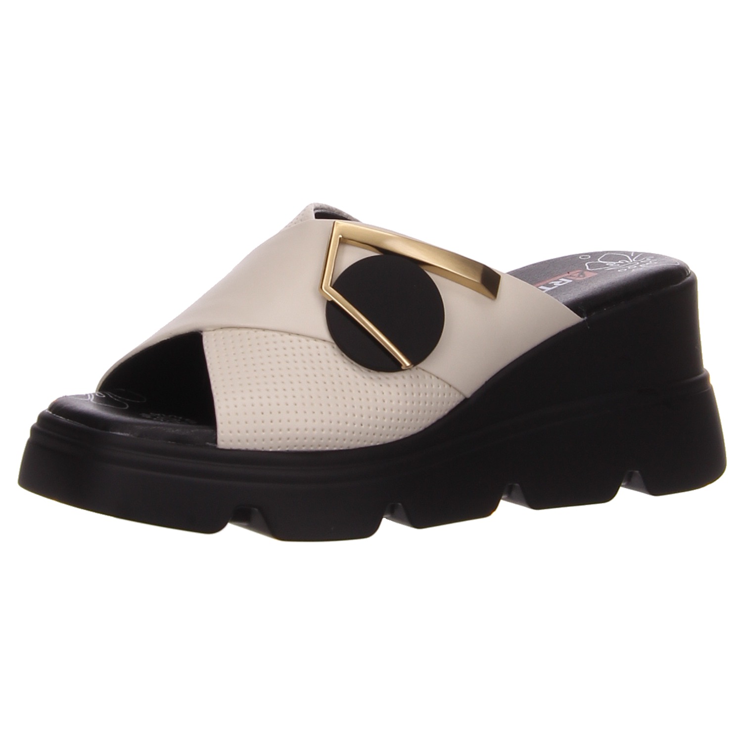 Artiker Damen Pantolette beige beige