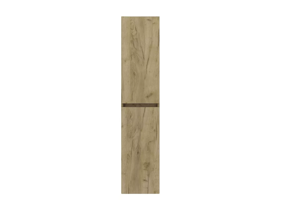 Colonne de salle de bain CIMS 2 portes 140x30x27 cm chêne T-BATH
