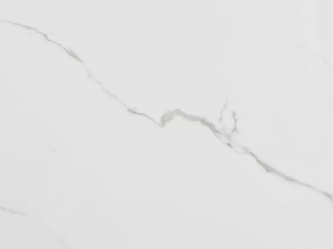 Table à manger extensible 6 à 10 personnes en verre trempé, céramique et métal - Effet marbre blanc et noir - MALATA de Maison Céphy