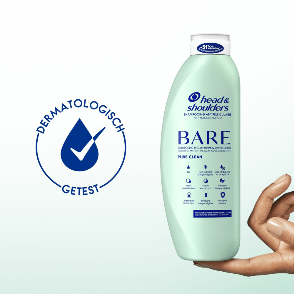 Head & Shoulders Shampoo Bare Pure Clean400 ml