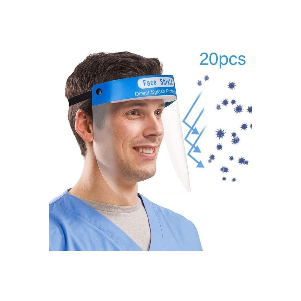 20-pack Visir / Beskyttende visir / Plast ansiktsskjerm