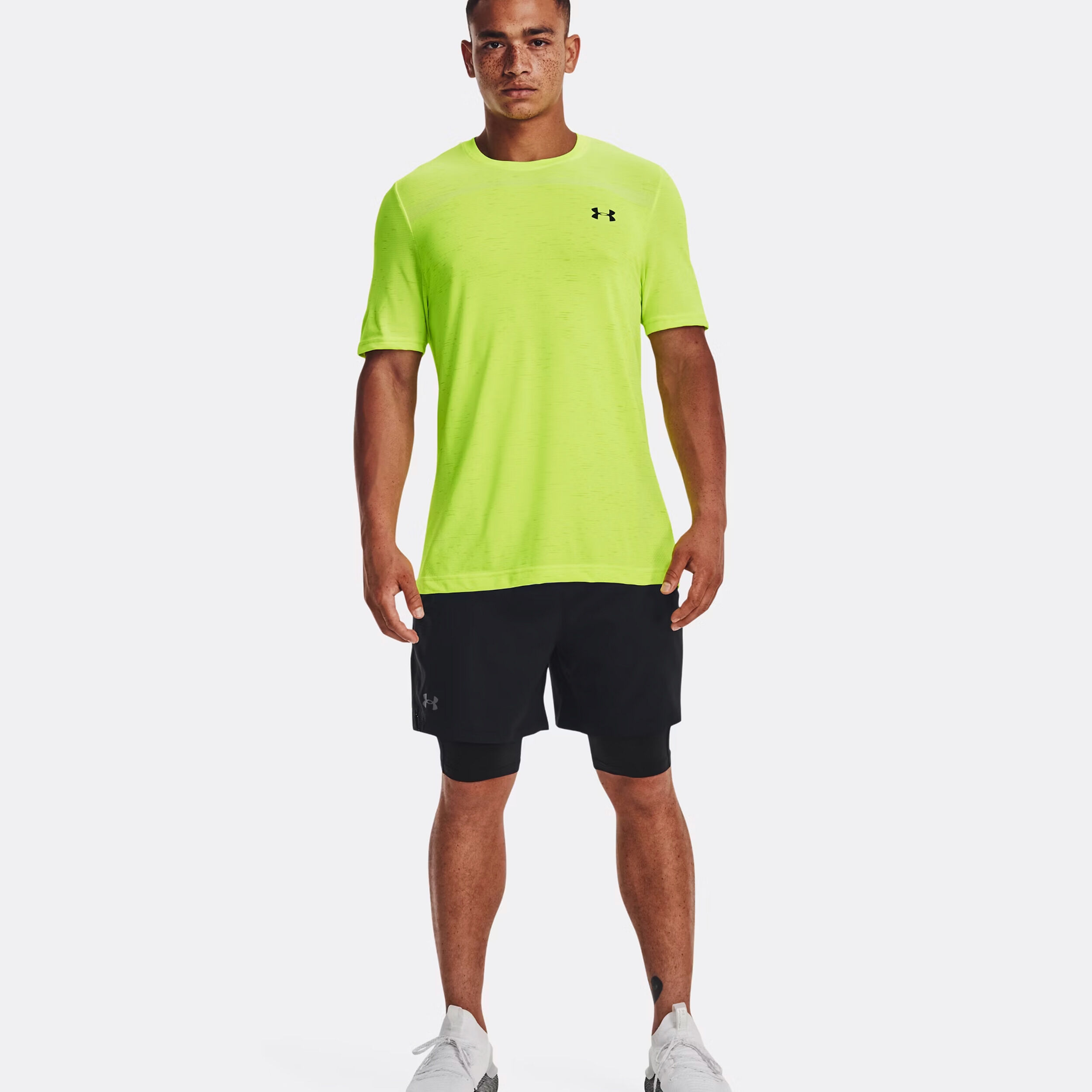 Under Armour Vanish Woven 2in1 Shorts Hommes - Noir