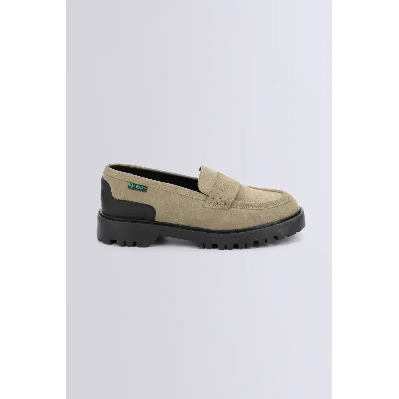 DECK LOAFER ARGENT LOAFER Cuir Femme